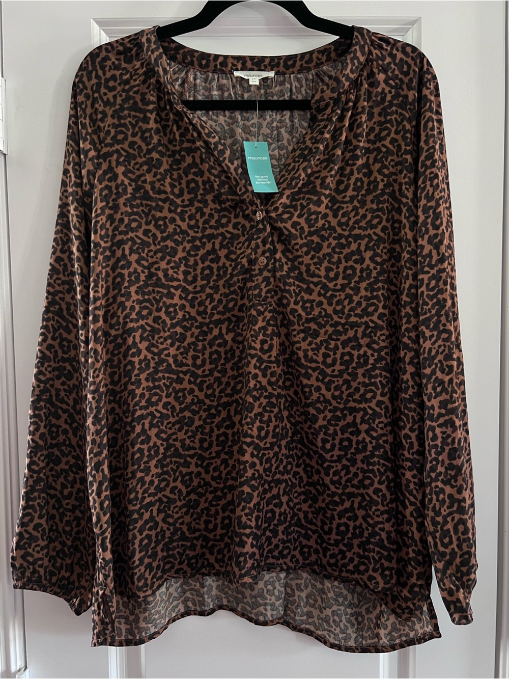 Leopard Print Blouse